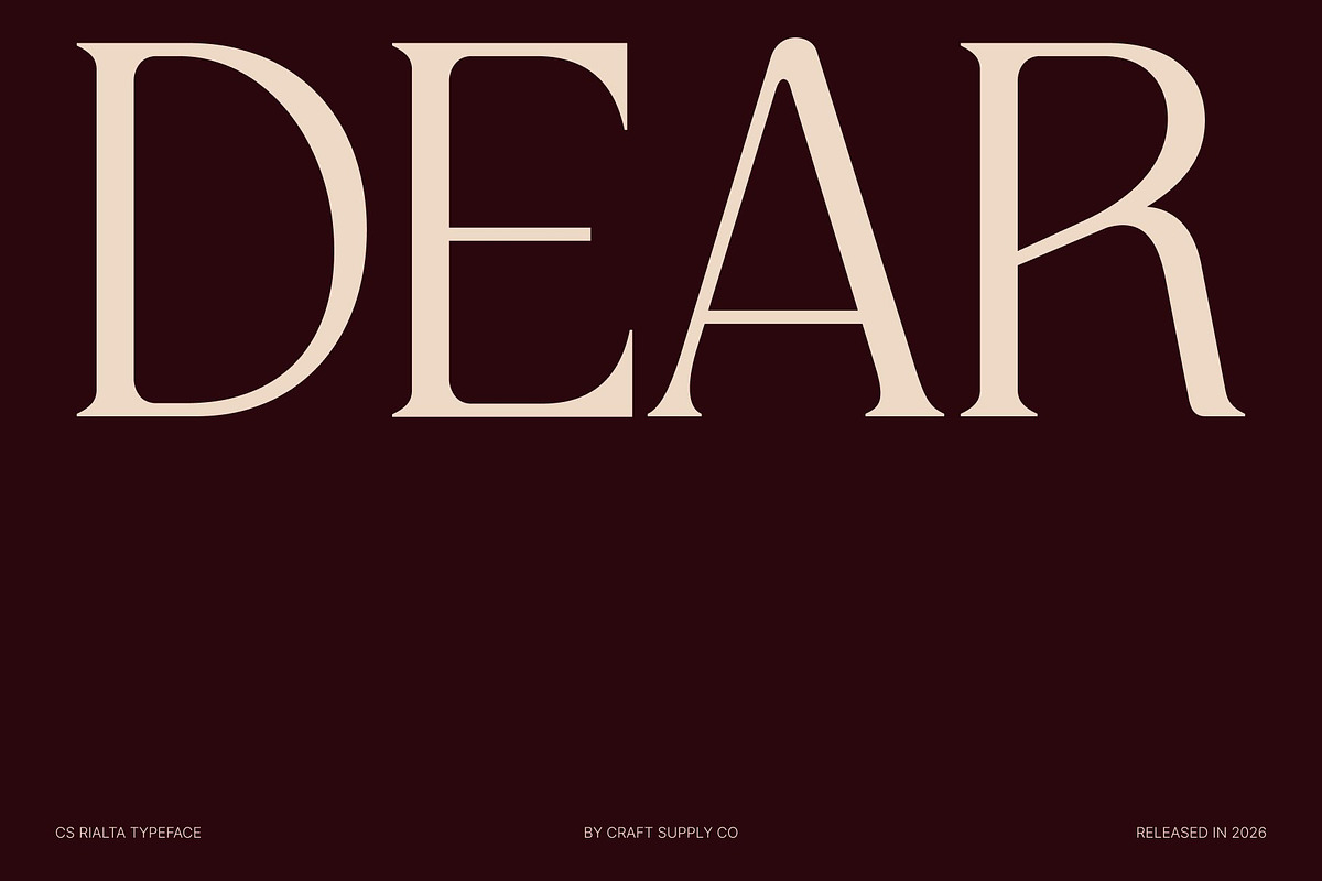 Rialta – Elegant Serif Font, a Serif Font by Craft Supply Co. (Photo 2 of 8)
