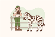 Zoologists Illustration, an Object Graphic by Jump Studio (Thumbnail 13 of 14)