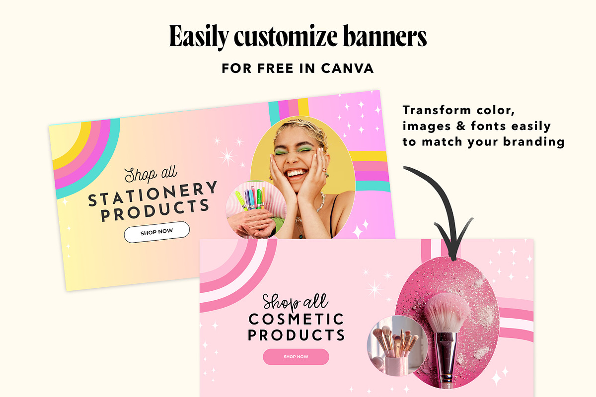 Rainbow Shopify Website Theme, a Shopify Template by Template Twist Shop (Photo 7 of 9)