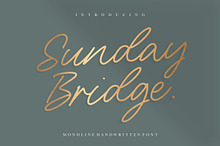 Sunday Bridge - Monoline Handwritten