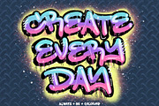 Procreate Graffiti Spray Paint Set, a Brush Add-On by AlwaysBeColoring (Thumbnail 8 of 13)