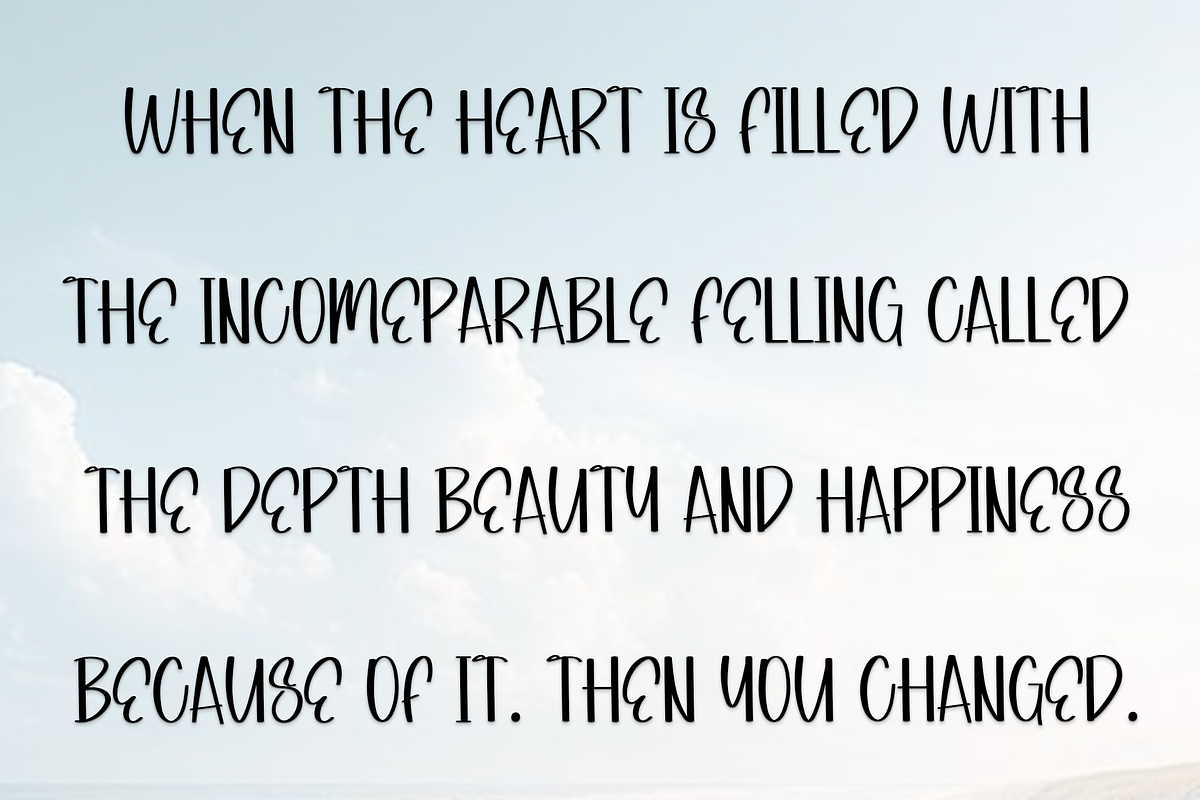 Singing Contest, a Script Font by FreshTypeINK (Photo 7 of 8)