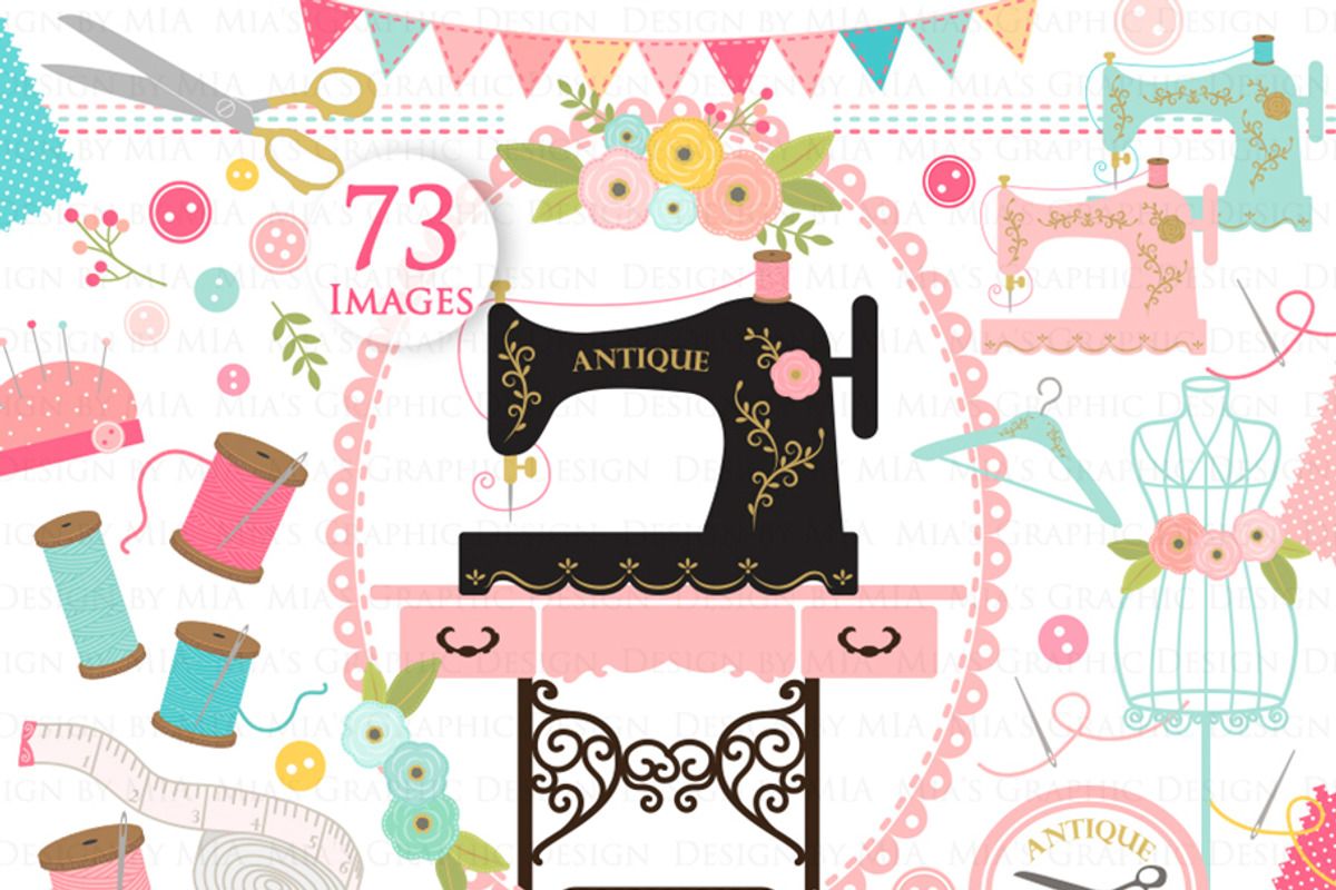 Sewing Machine, Sewing, an Illustration by Mia's Graphic Design (Photo 3 of 9)