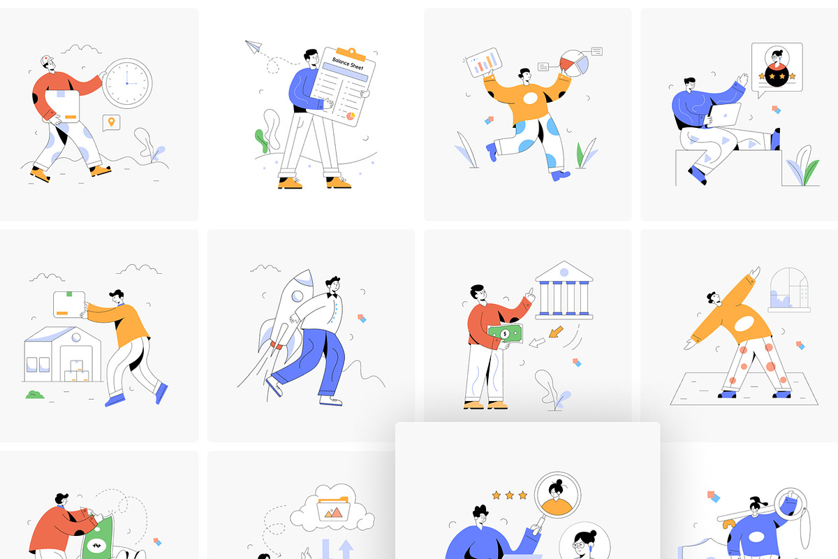 198 Agile Animated Illustrations, an Education Illustration by Vectors Market (Photo 8 of 11)