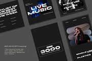 Hertz Music Instagram Template | PSD, a Social Media Template by Azruca (Thumbnail 3 of 8)