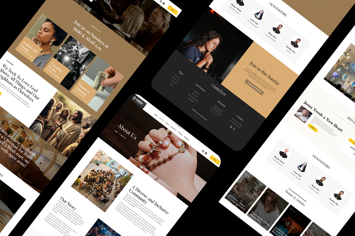 Wix Church Website Template | Custom, a Wix Template by Simple Hyped (Photo 2 of 5)