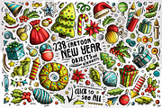 Happy New Year Doodle Big Pack, an Object Graphic by BALABOLKA (Thumbnail 2 of 8)
