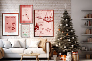 Little Christmas. Holiday Wall Art, a Seasonal Illustration by Mio Buono (Thumbnail 5 of 13)