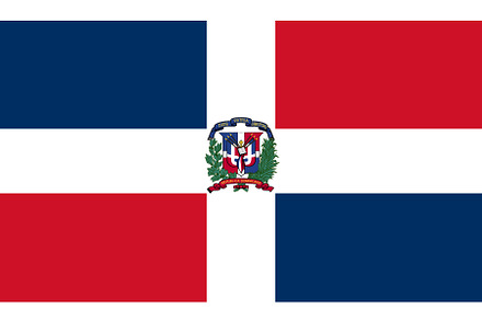 Dominican Republic flag vector, an Illustration by Team_Ultra_Graphics