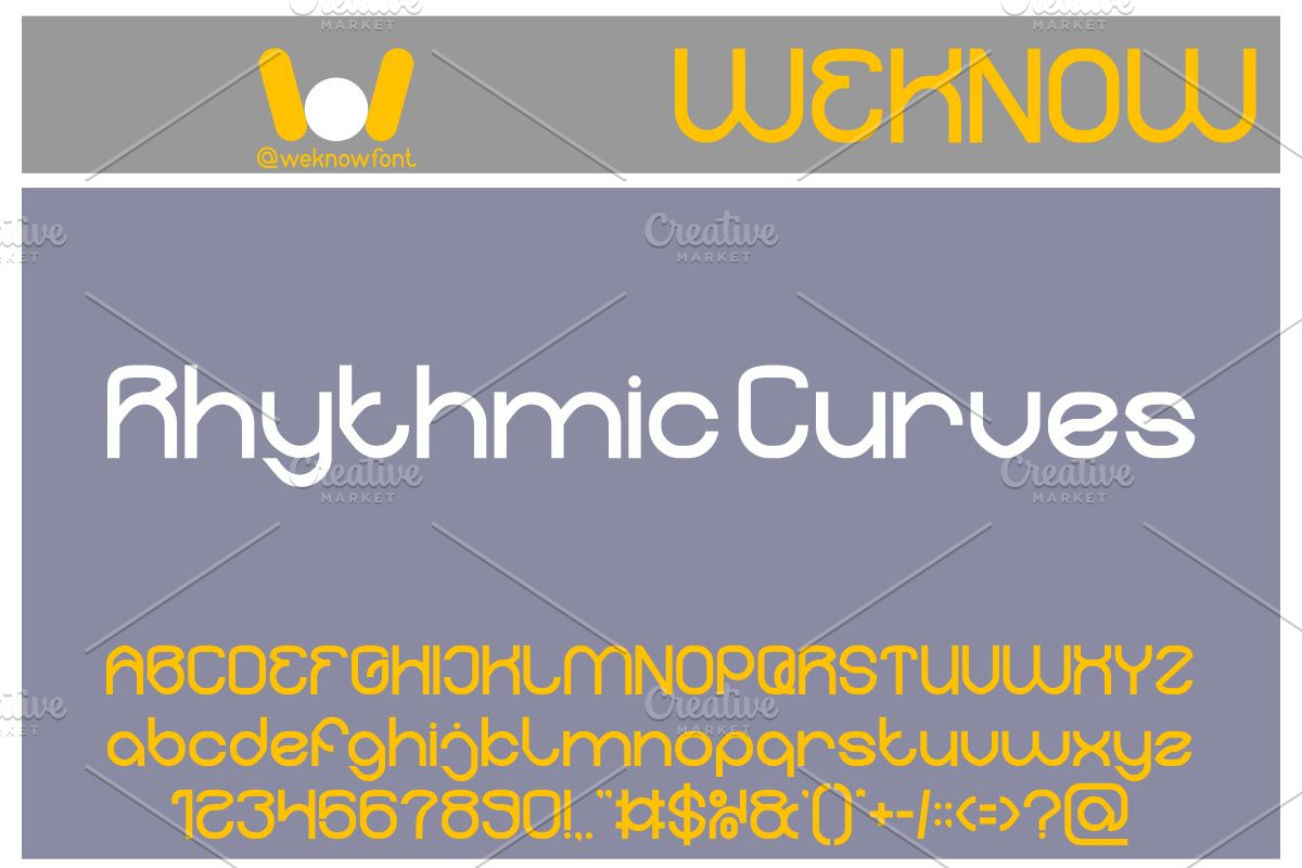 Extra Miles font, a Font by weknow (Photo 2 of 8)