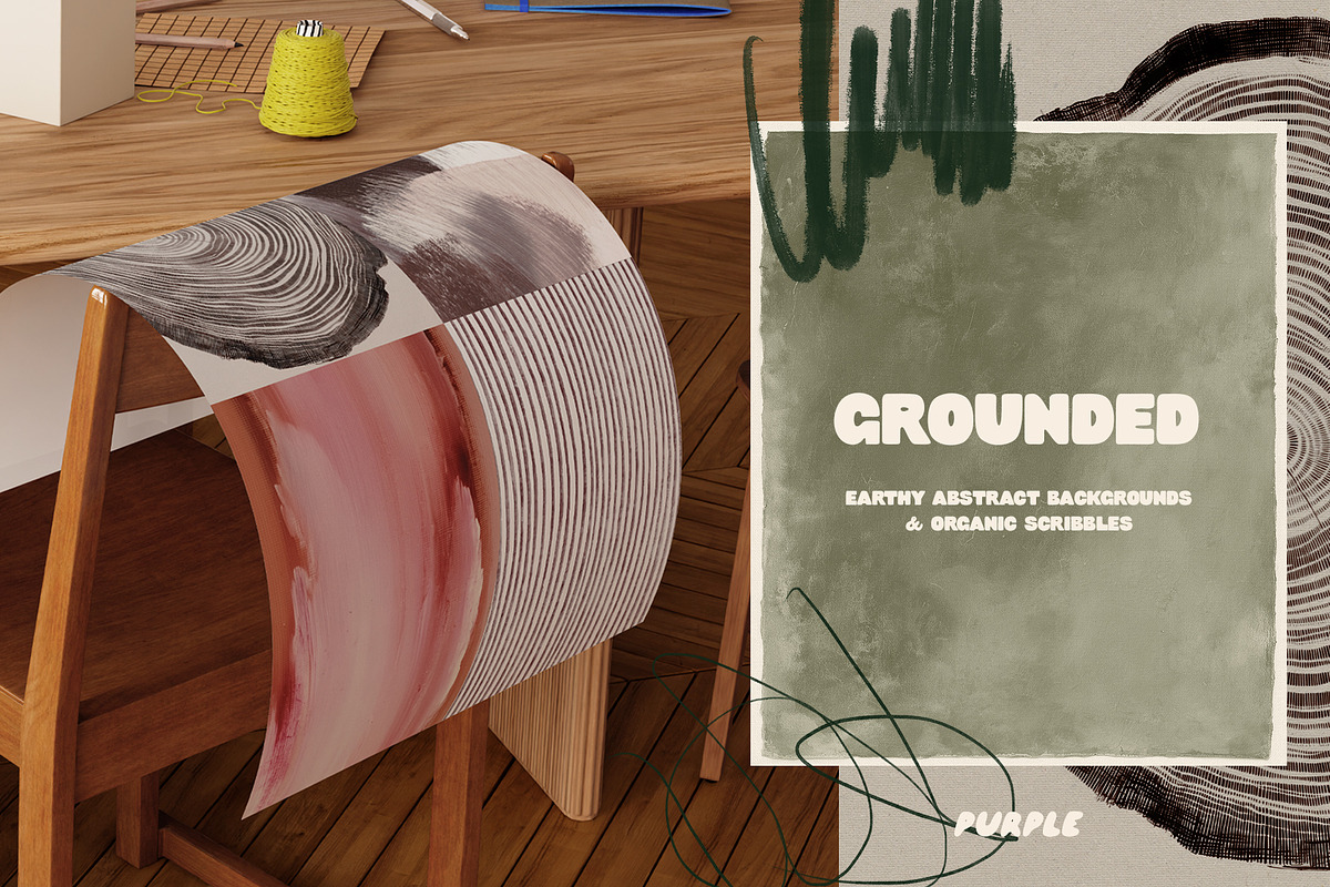 Grounded: Backgrounds & Scribbles, a Background Graphic by Purple (Photo 1 of 12)