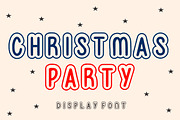 Christmas Party, a Handwritten Font by Fourteen Letter (Thumbnail 1 of 6)