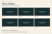 Deco Atelier — Art Deco Frames, an Object Graphic by Tzochko (Thumbnail 1 of 3)