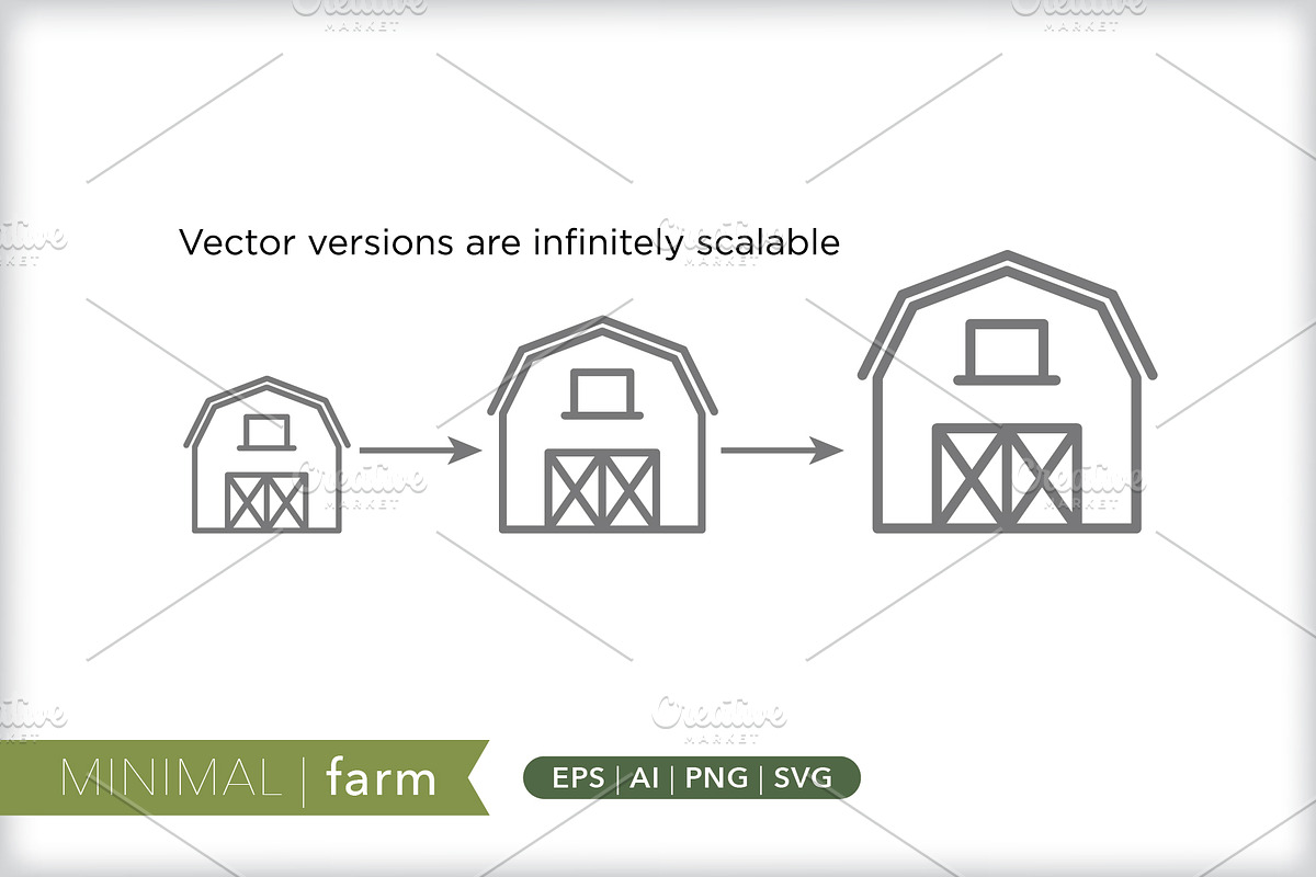Minimal farm icons, an Outline Icon by Picture Window (Photo 4 of 5)