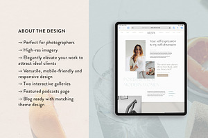 Showit Website Template Alba