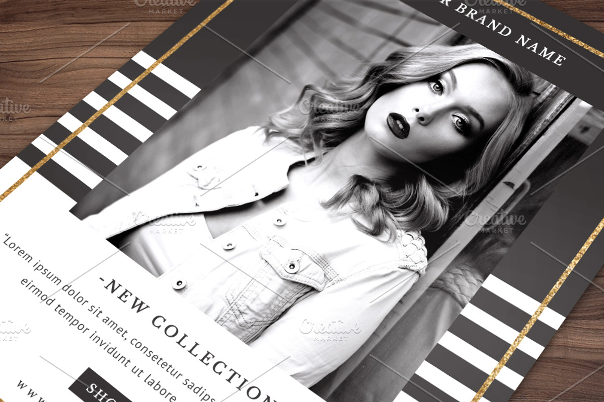Fashion Flyer Template, a Flyer Template by NM-Design-Studio (Photo 4 of 4)