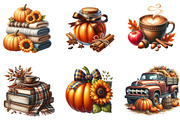 Watercolor Autumn Sublimation, an Illustration by cherrydesign (Thumbnail 2 of 3)