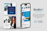 Real Estate Instagram Templates, a Social Media Template by artbart (Thumbnail 4 of 6)