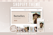 Beige Shopify Theme, a Shopify Template by SunshineStudioBoutique (Thumbnail 1 of 10)