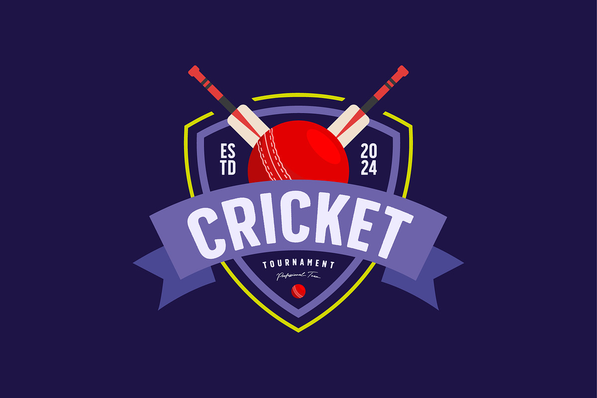 cricket logo emblem template design., a Branding & Logo Template by Pyruos ID