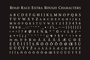 Road Race Extra Rough, a Serif Font by Craft Supply Co. (Thumbnail 8 of 8)