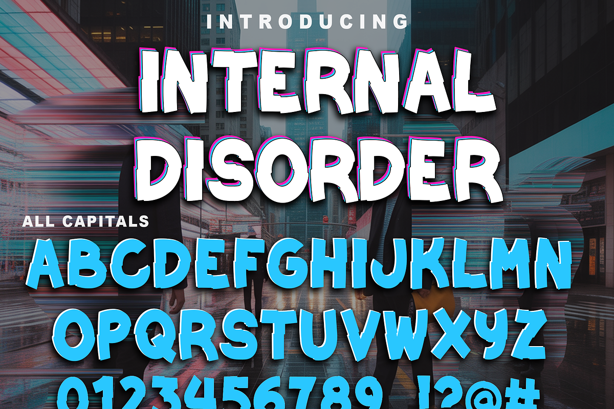 INTERNAL DISORDER, a Font by CCONCEPTLAB