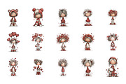 Whimsical easter fairy clipart, an Illustration by SinaCreation (Thumbnail 2 of 10)