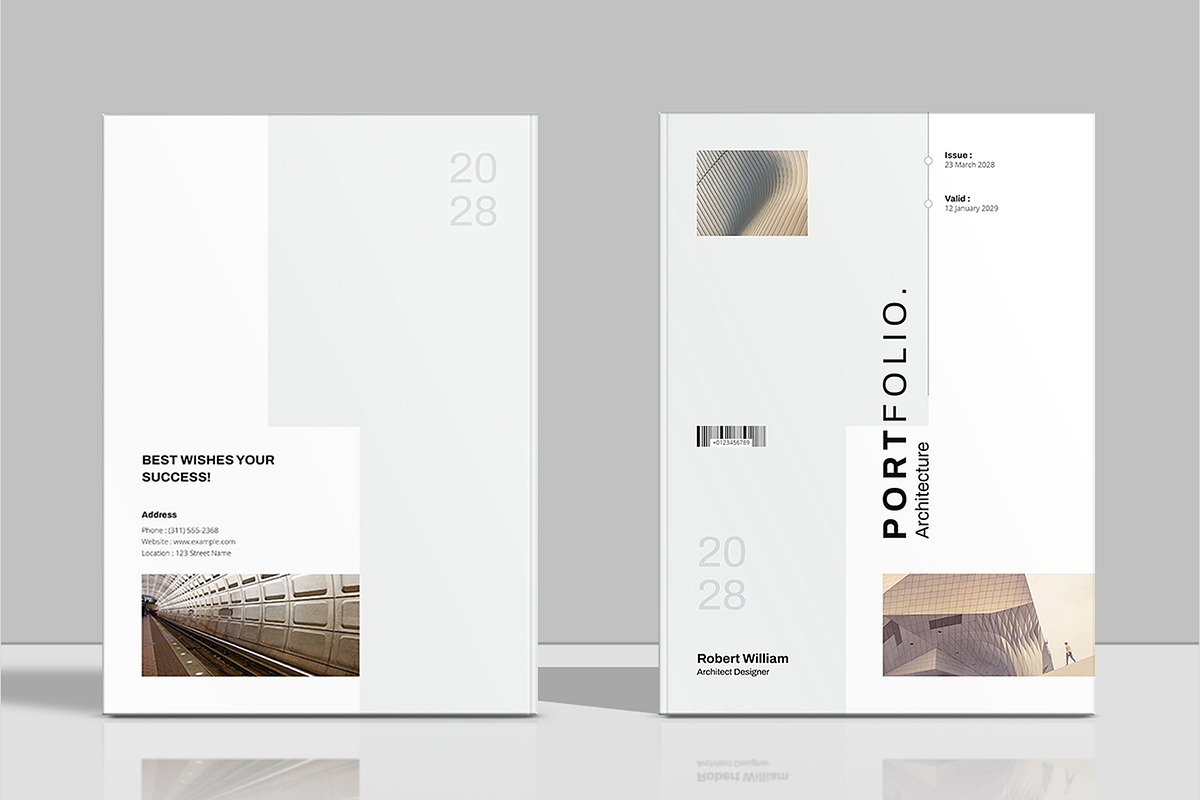 Architecture Portfolio Template, a Brochure Template by Spark_Creative (Photo 12 of 14)