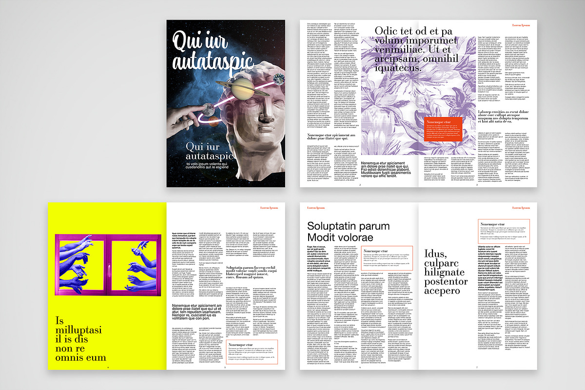 Creative Magazine Template preview 2