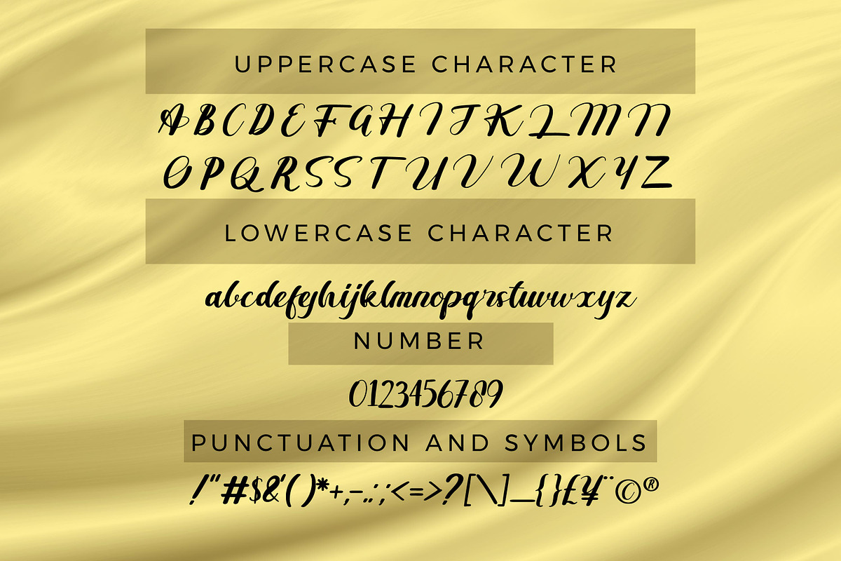 The Joejeita - Script style font, a Script Font by mahstudios (Photo 5 of 8)