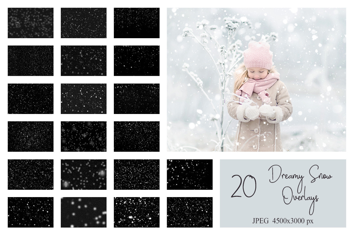 40 Snow Overlays, a Texture Graphic by LovePhotoMoment (Photo 11 of 12)