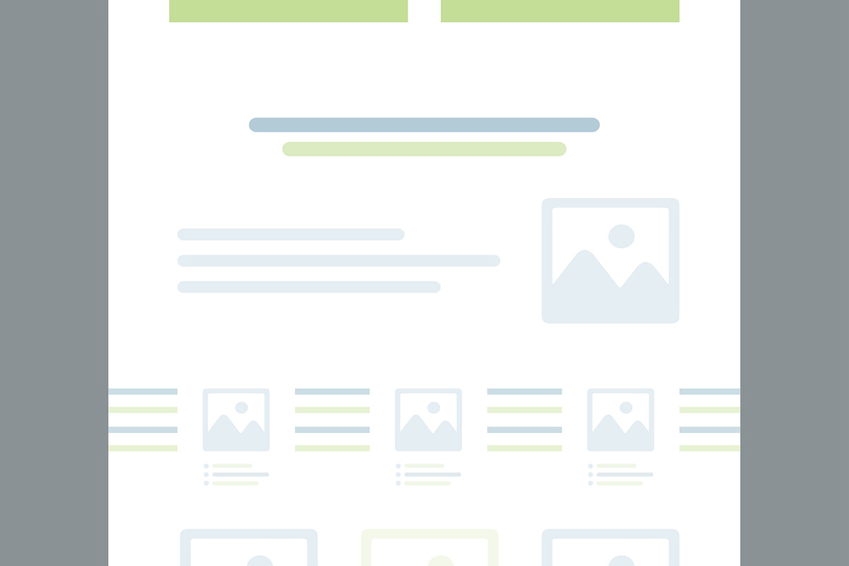 Website Wireframe Design Layout, an UI Kit Template by CreativeShaper (Photo 5 of 6)