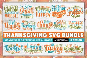 Thanksgiving SVG Bundle