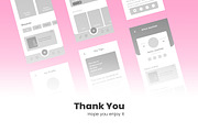 Writer Article Wireframe Apps, a Wireframe Template by INSPR STD (Thumbnail 3 of 6)