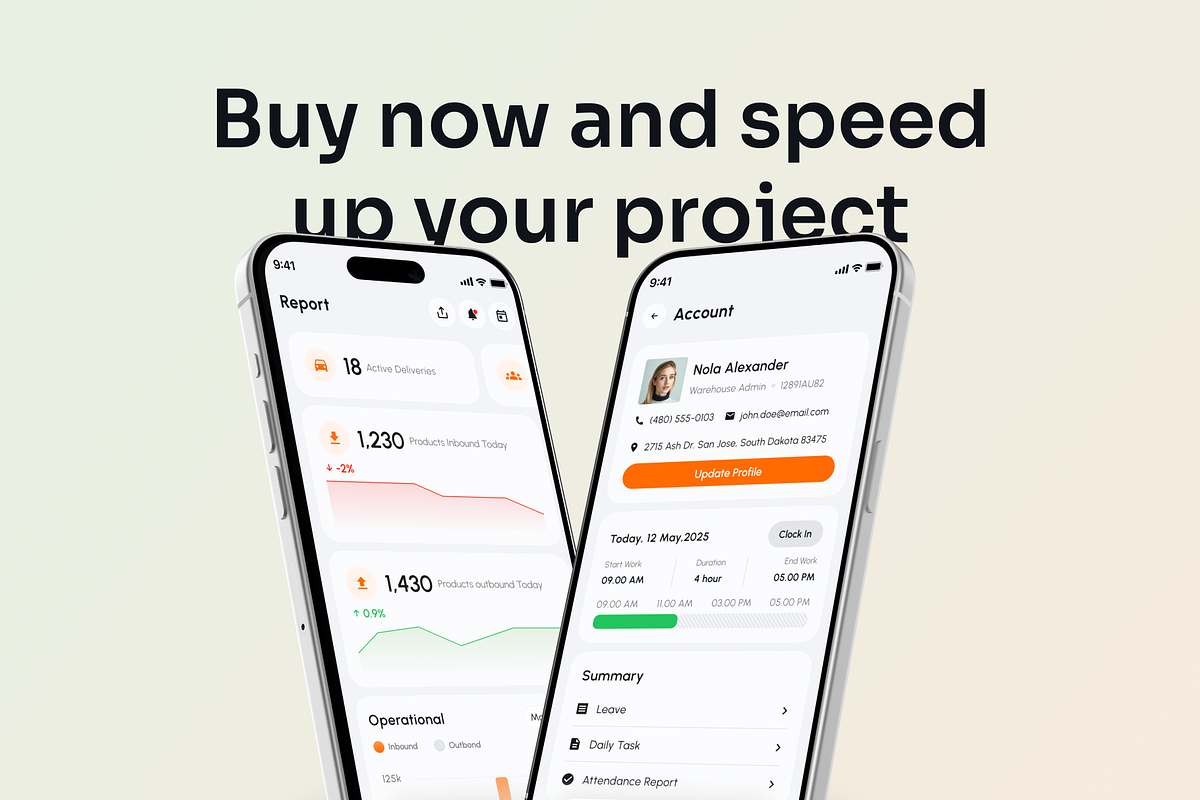 Trackvo - SAAS Warehouse UI Kit, an UI Kit Template by Agensip Design Agency (Photo 10 of 10)
