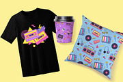 90s Retro vector illustration, an Object Illustration by Nadezhda Mikhailova (Thumbnail 10 of 15)
