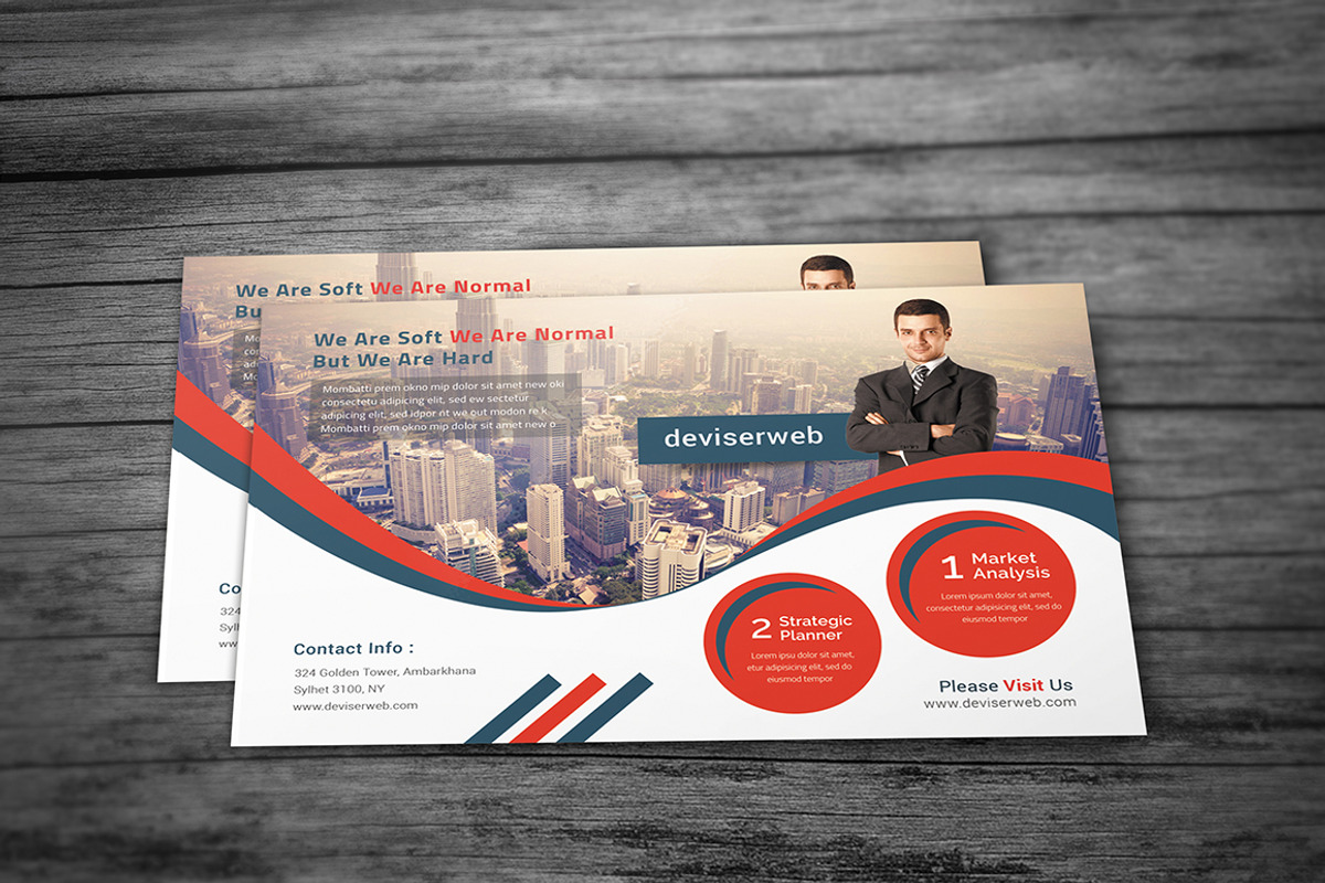Creative Business Flyer & Post Card, a Flyer Template by DeviserWeb (Photo 4 of 4)