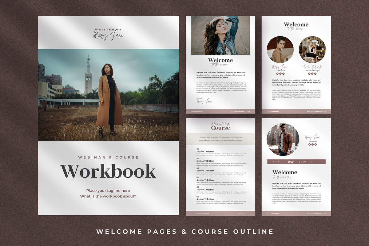 eCourse & Webinar Workbook Templates, a Magazine Template by AndrewPixel (Photo 5 of 12)