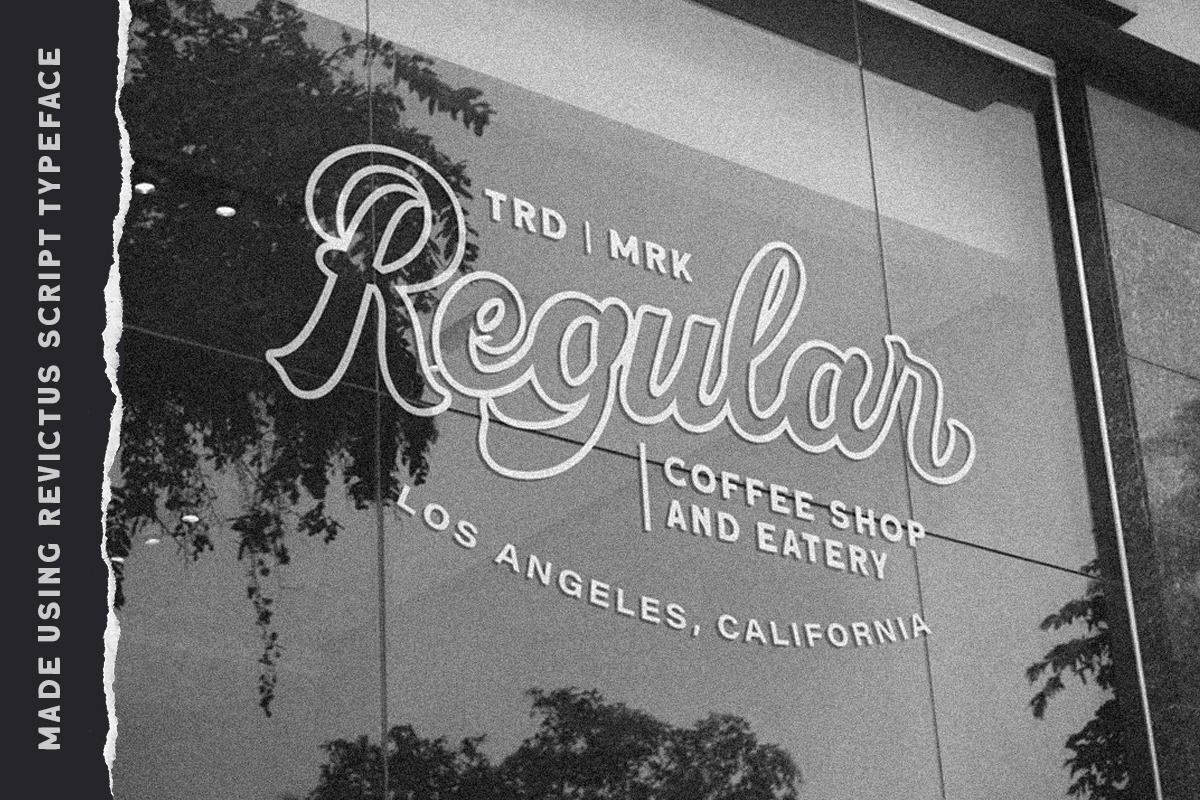 Revictus Script, a Script Font by Letterhend Studio (Photo 2 of 9)