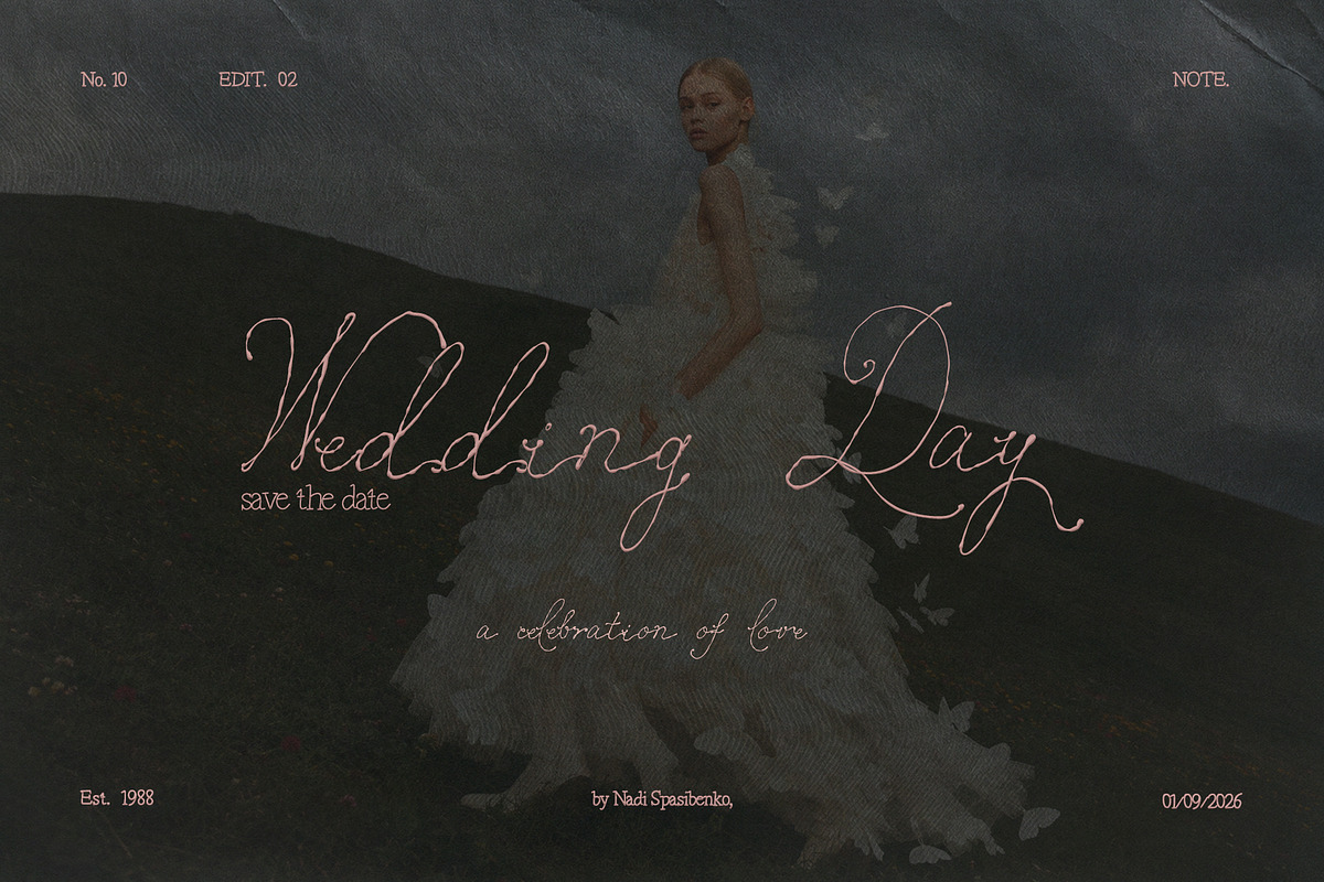 Miss Eleanor — Romantic Font, a Handwritten Font by nadispasibenko (Photo 4 of 8)
