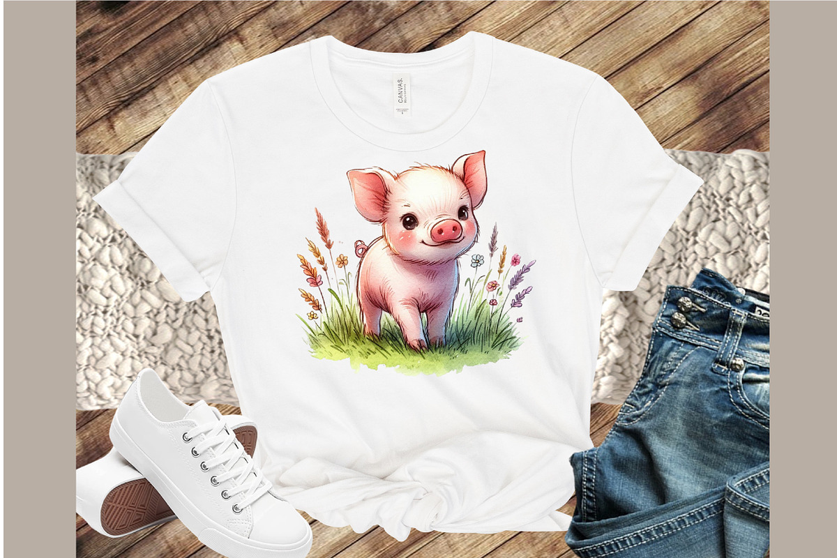 Cute Spring Animals Sublimation Clip, an Illustration by Sublimation Artist (Photo 4 of 6)