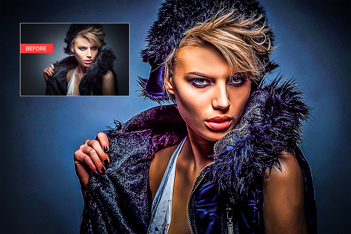 830 Creative Photoshop Action BUNDLE, an Action Add-On by Design Forest (Photo 54 of 133)