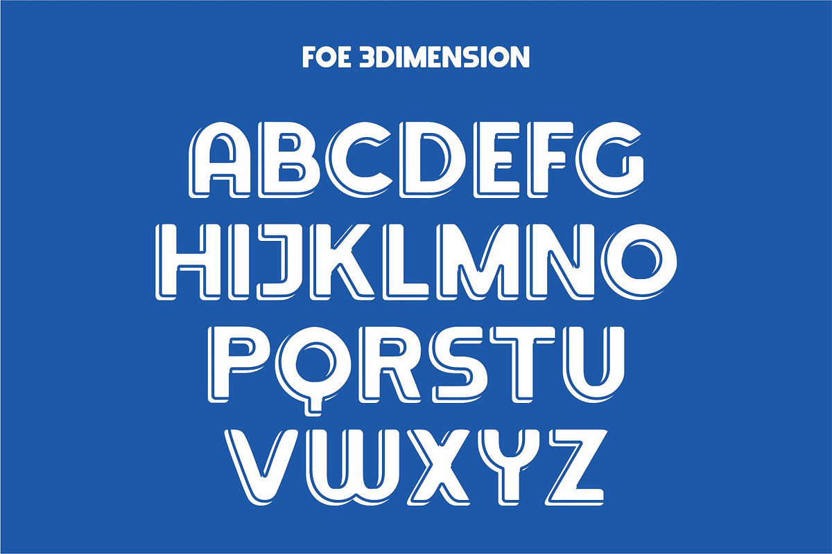 Fooe Fooe Font | Sporty Retro Font, a Sans Serif Font by WhymoreArt (Photo 8 of 11)