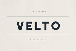 Velto – Modern Bold Sans Serif Font, a Sans Serif Font by Only Fonts