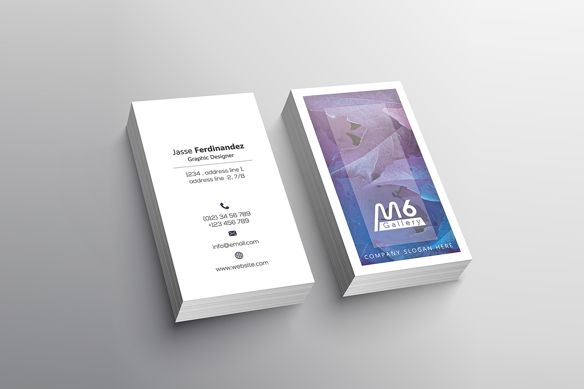 Unique 50 Business Card Bundle, a Business Card Template by M6 Gallery (Photo 94 of 151)