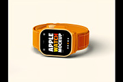 Apple Watch Mockup, a Wearable Device Mockup by Se٧enStudio (Thumbnail 6 of 6)