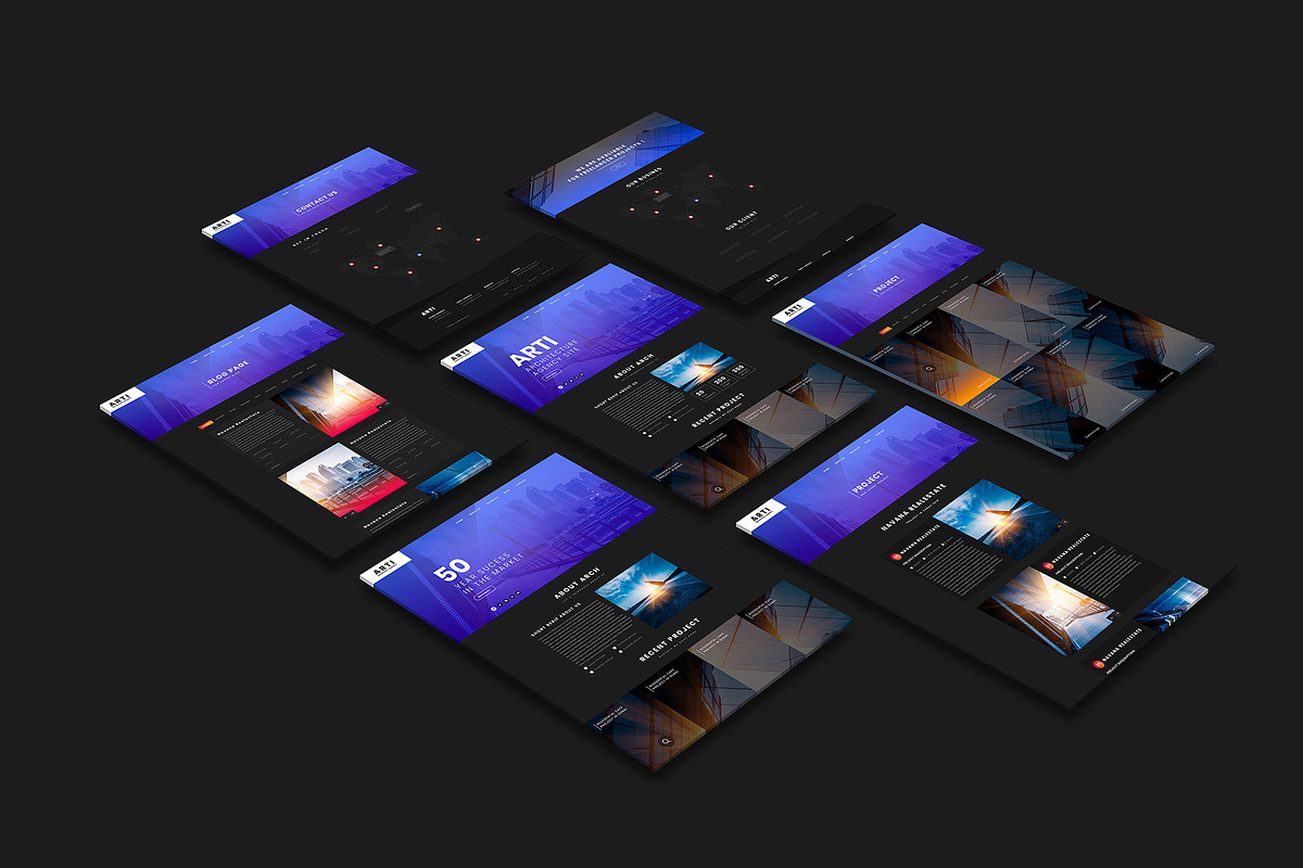 Architecture Agency Portfolio HTML5, a HTML Template by RiveupDigital (Photo 1 of 2)