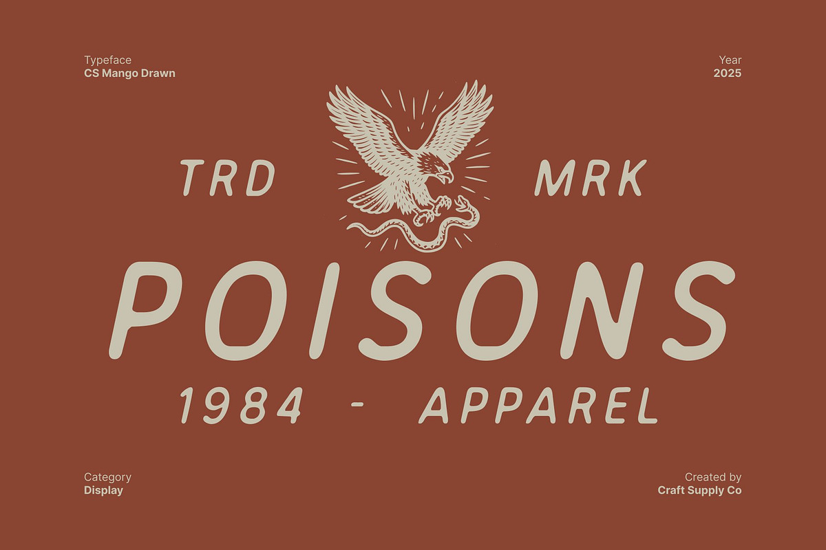 CS Mango Drawn, a Sans Serif Font by Craft Supply Co. (Photo 5 of 8)