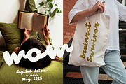 JOMO Carefree Detox Vibe Script, a Script Font by Struvictory.art (Thumbnail 3 of 8)