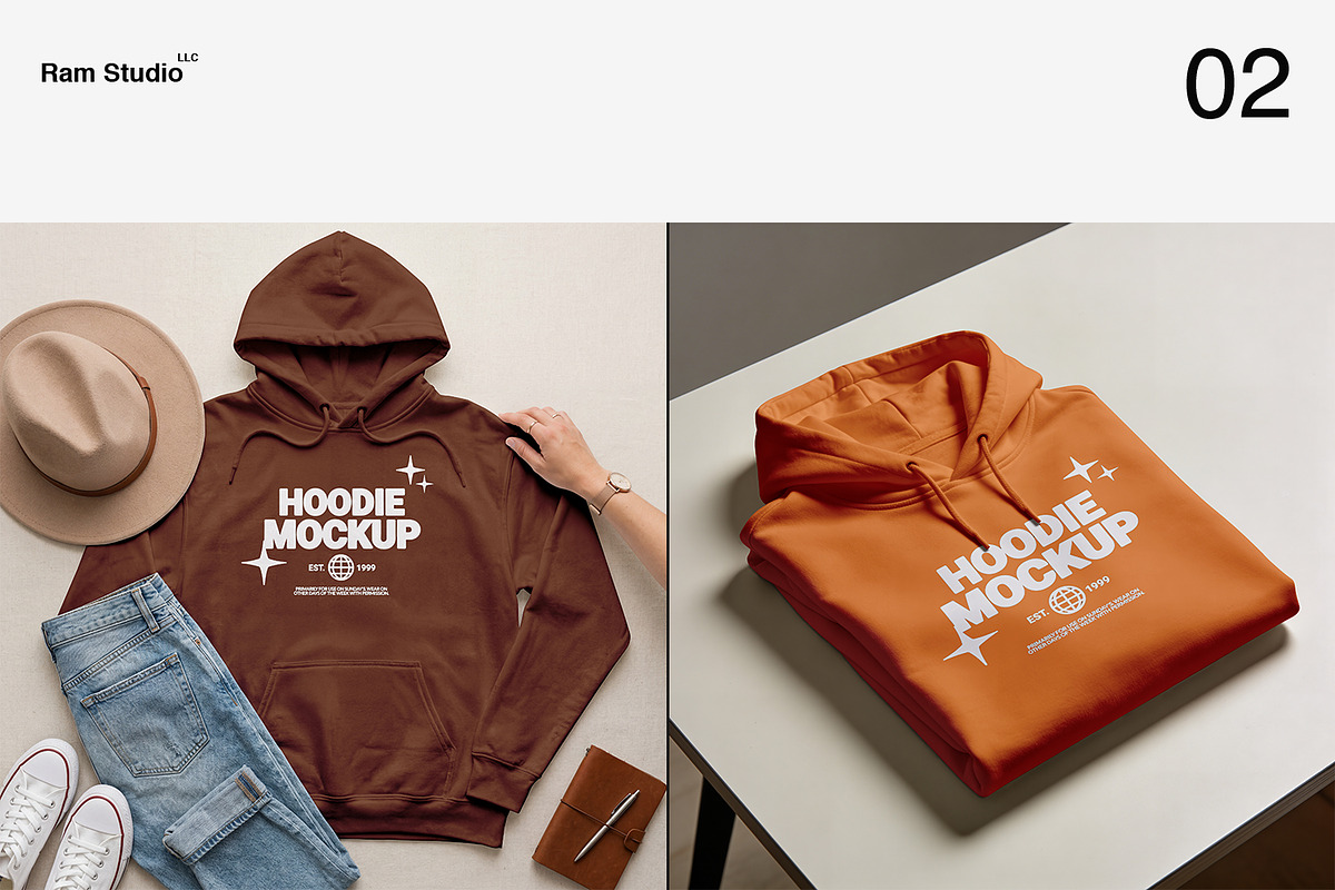 Hoodie Mockup for Apparel Branding, a Hoody Mockup by RamStudio2 (Photo 6 of 7)